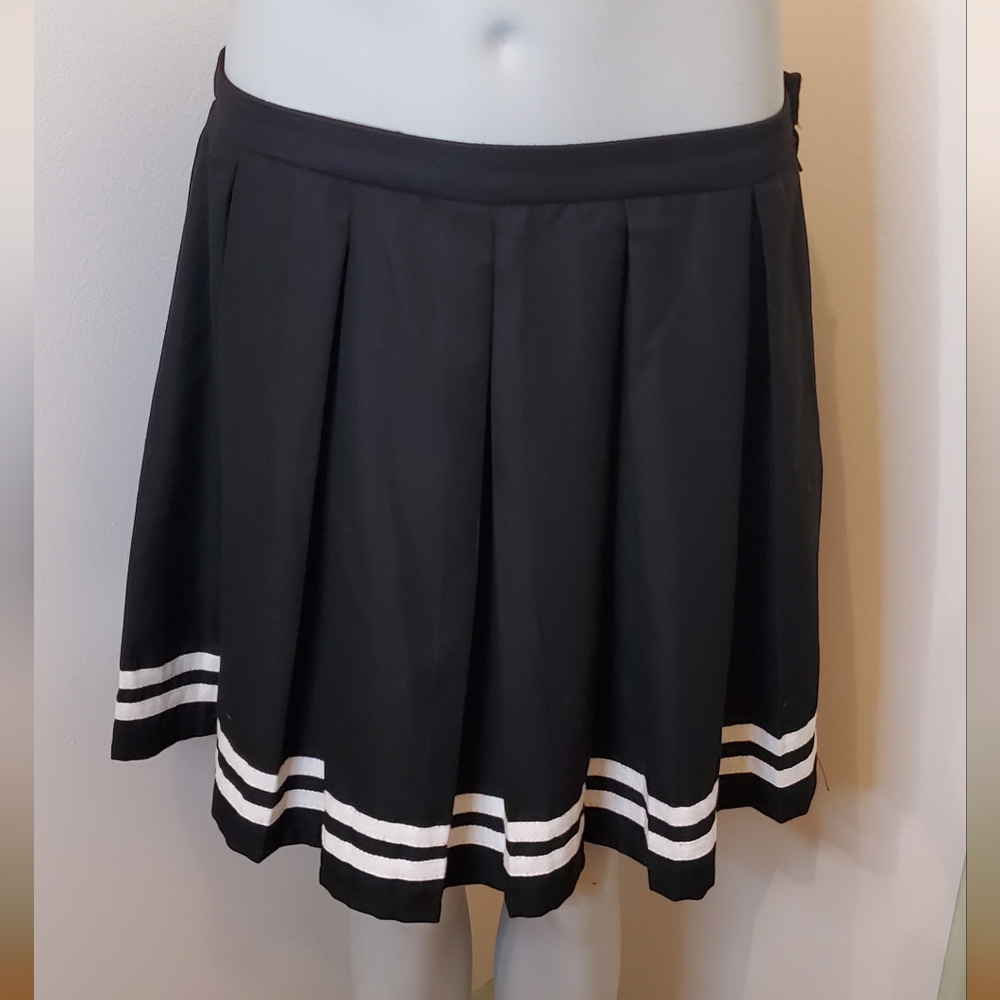 Hot Topic School Girl Striped Skirt